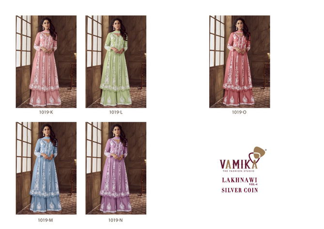 Lakhnavi Vol 4 Silver Coin By Vamika Wedding Wear Readymade Suits Wholesalers In Mumbai
